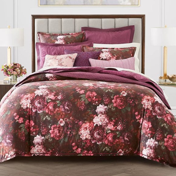 HOTEL COLLECTION Dutch Floral Duvet Cover  KING - Picture 1 of 6